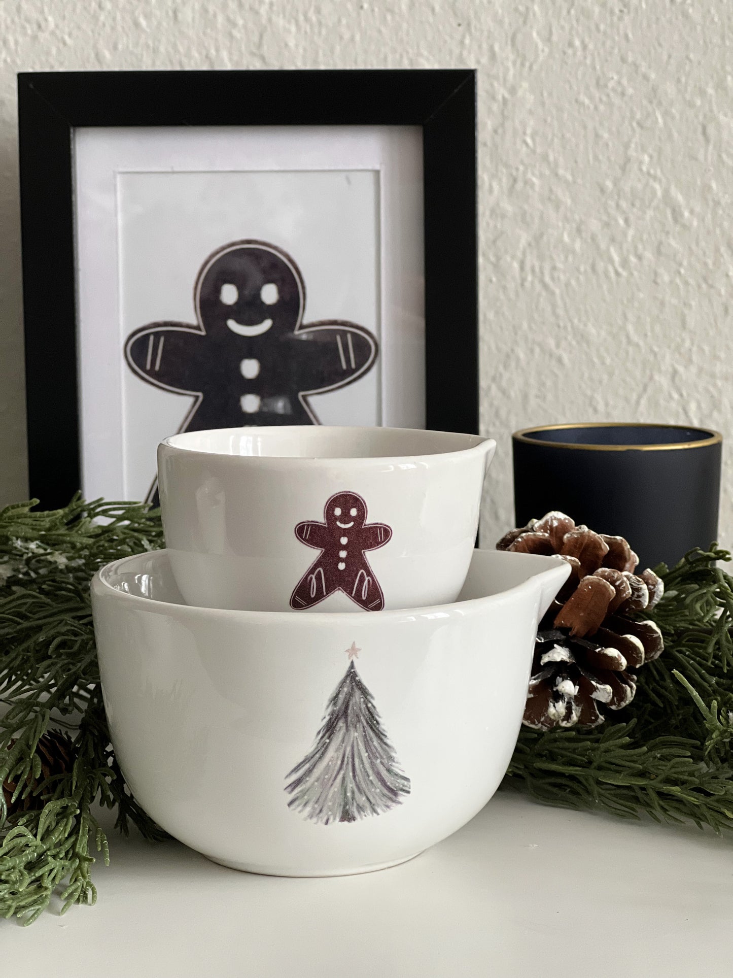 Double Sided Winter Theme Measuring Cups